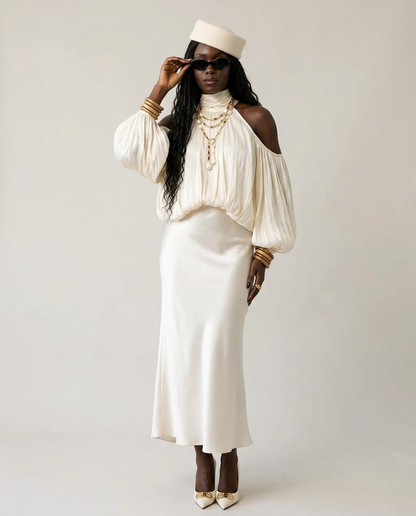 Radiant Loose Halter Blouse