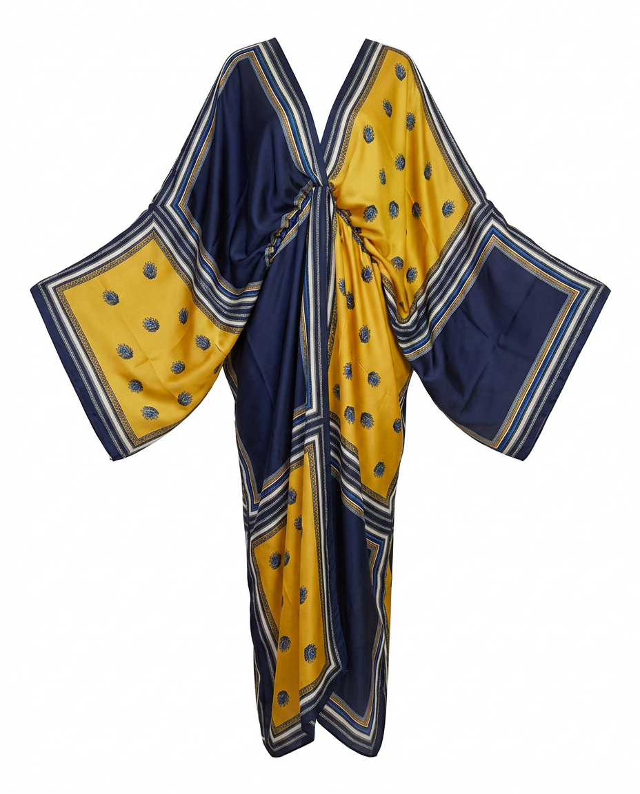 Free Spirit Printed Oversized Kaftan
