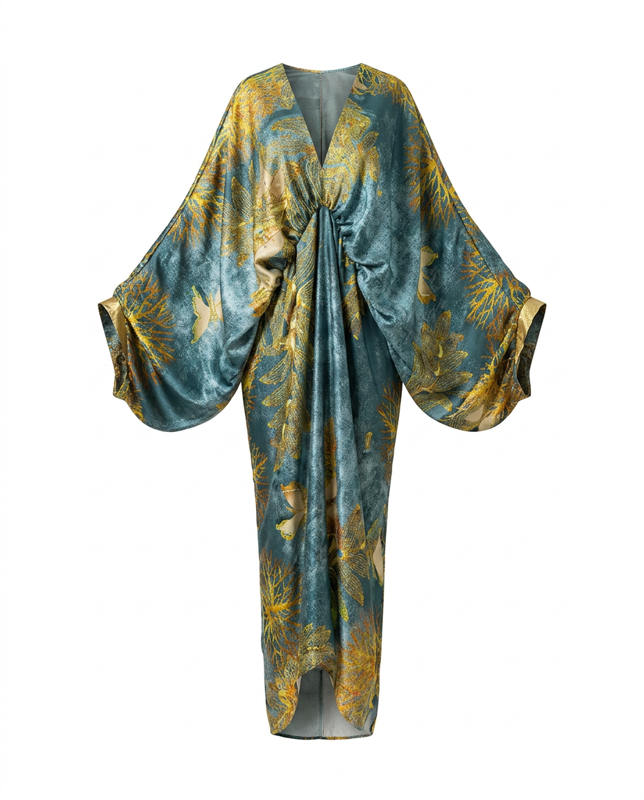 Free Spirit Printed Oversized Kaftan