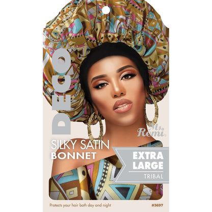 Ms. Remi Deco Silky Satin Bonnet X-Large, 1 Count, Assorted Patterns
