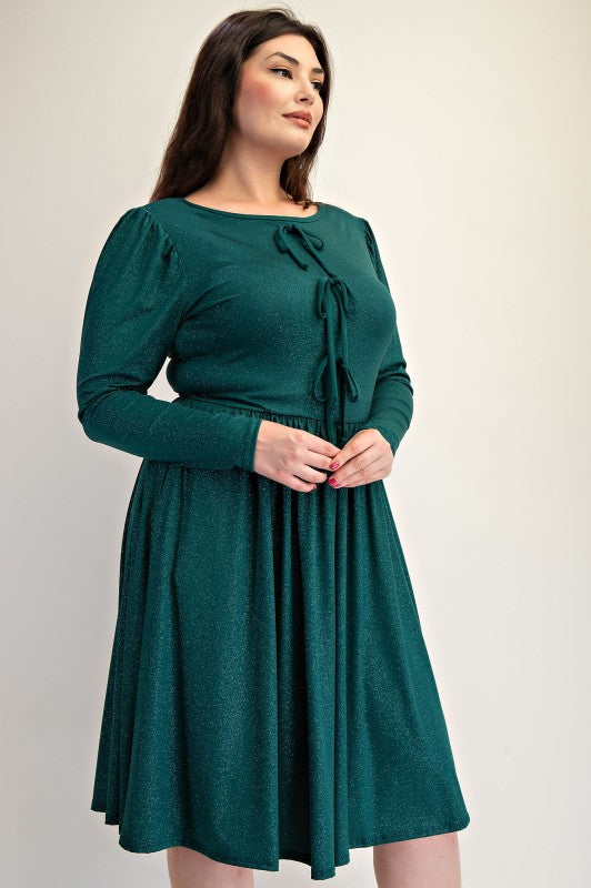 Starlight Bow Fit & Flare Dress