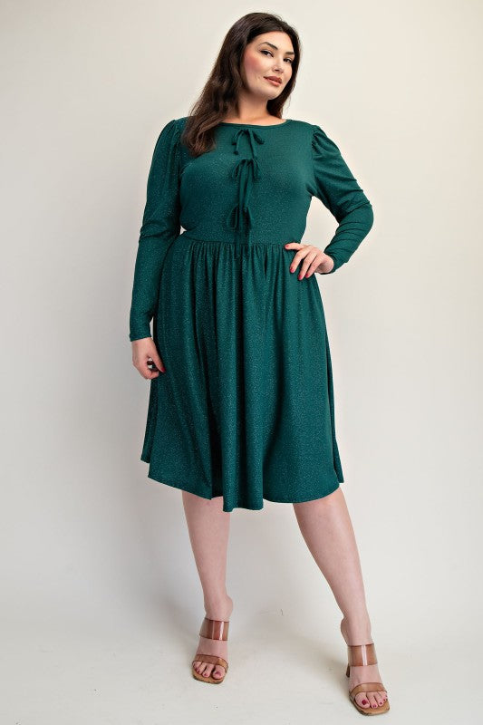 Starlight Bow Fit & Flare Dress