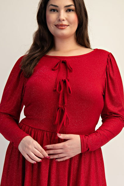 Starlight Bow Fit & Flare Dress