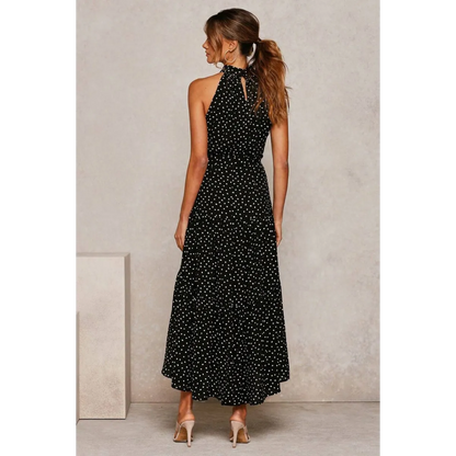 Polka Dot Halter Dress