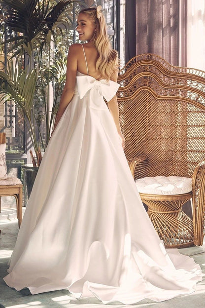 Bow Organza Gown