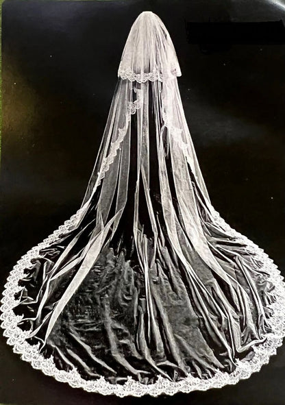 Fair Maiden Veil with Train