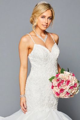 Ravishing Ruffle Wedding Gown