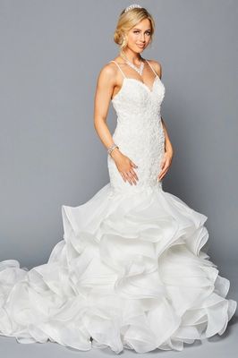 Ravishing Ruffle Wedding Gown