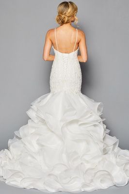 Ravishing Ruffle Wedding Gown