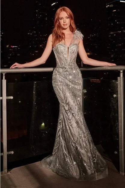 Fabulous Feather Gown