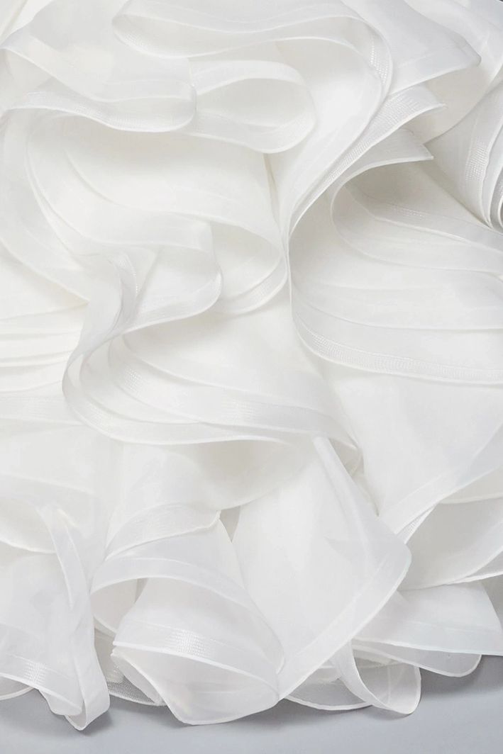 Ravishing Ruffle Wedding Gown
