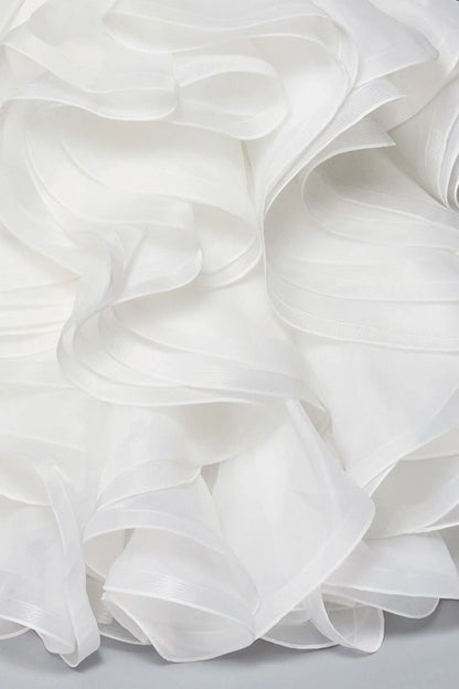 Ravishing Ruffle Wedding Gown