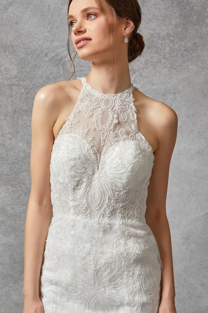 Celestial Bloom Wedding Gown