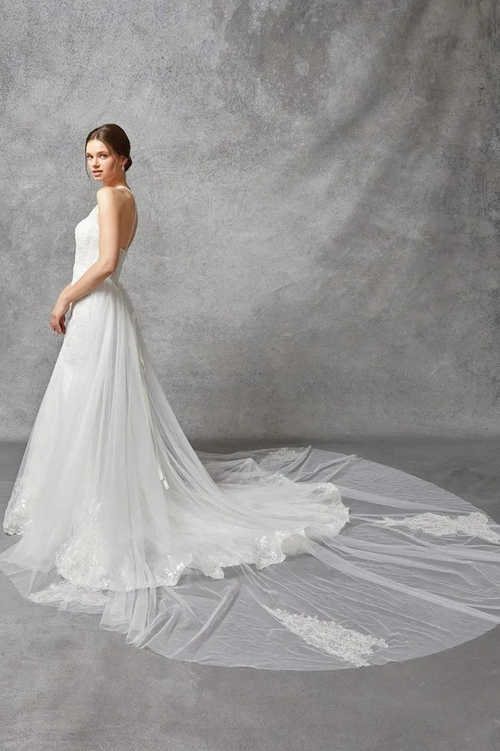 Celestial Bloom Wedding Gown