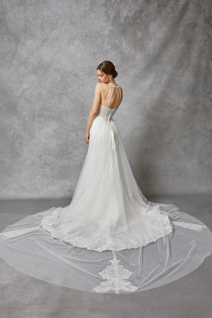 Celestial Bloom Wedding Gown