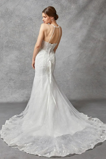 Celestial Bloom Wedding Gown