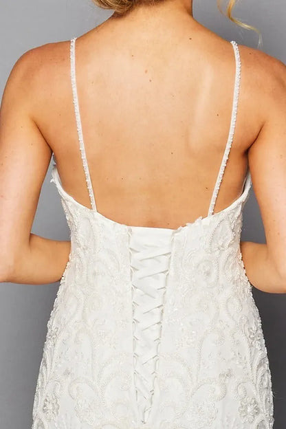 Ravishing Ruffle Wedding Gown