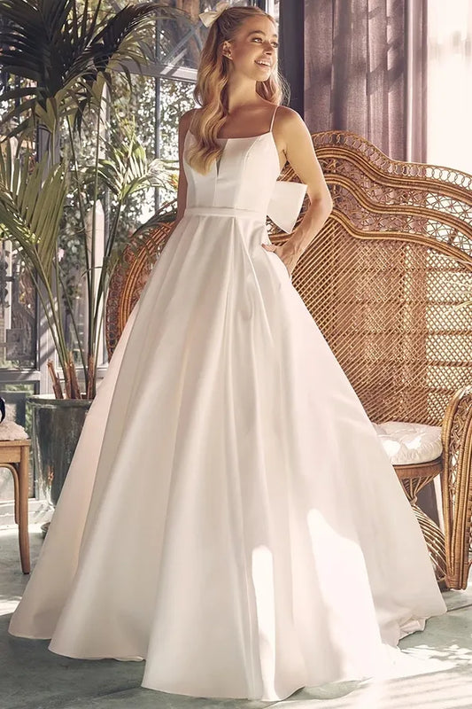 Bow Organza Gown