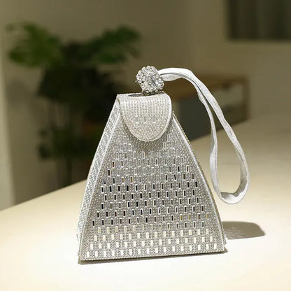 Luxury Diamond Clutch Bag for Women - Evening Purse