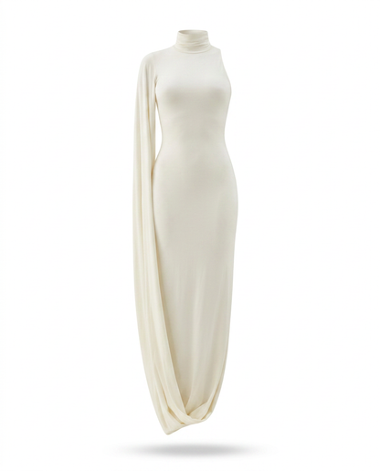 Radiant High Neck Maxi Dress